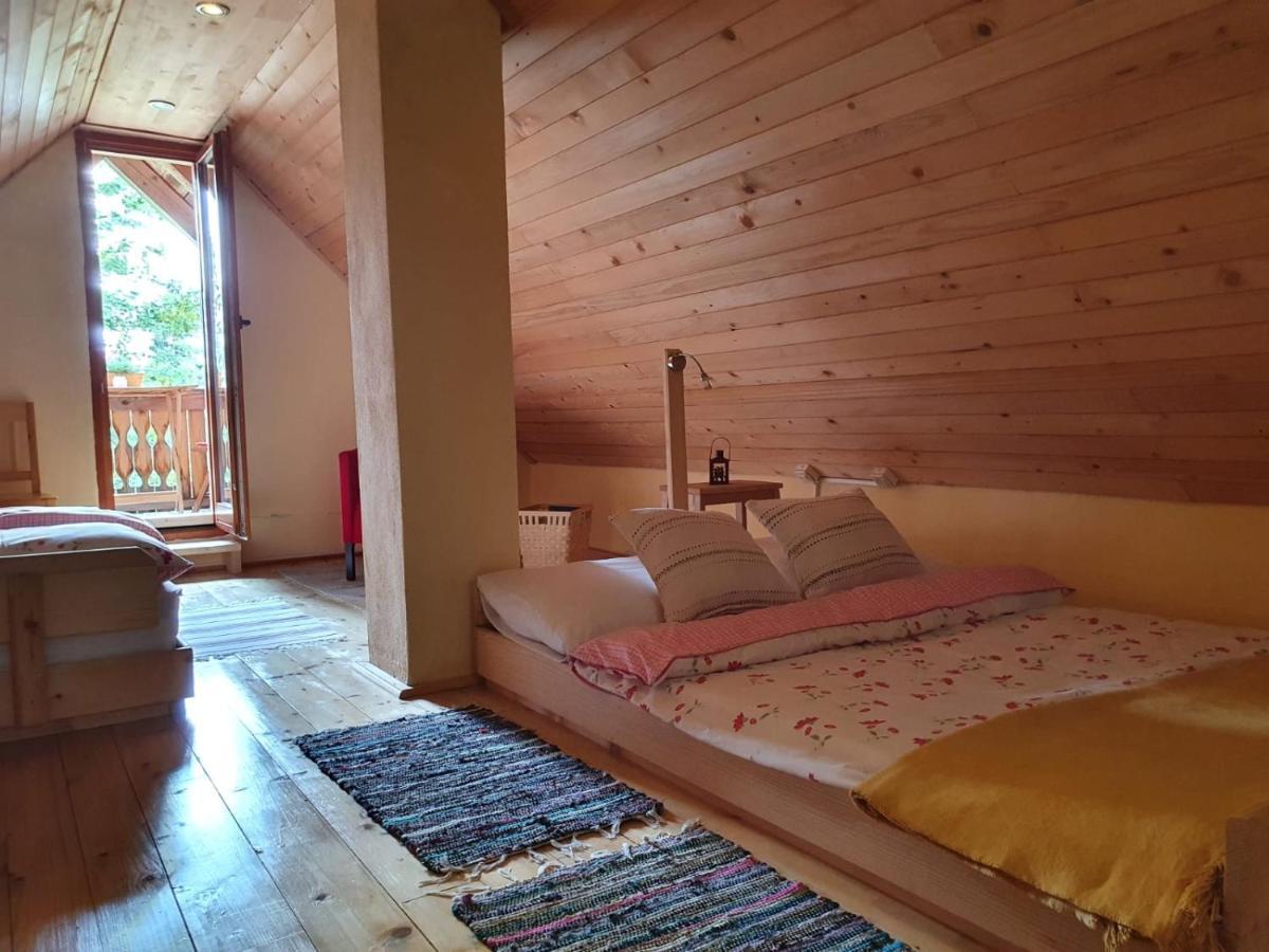 Mountain Eco Chalet Konjska Dolina On 1400 M Asl -Near Pokljuka Srednja Vas v Bohinju エクステリア 写真